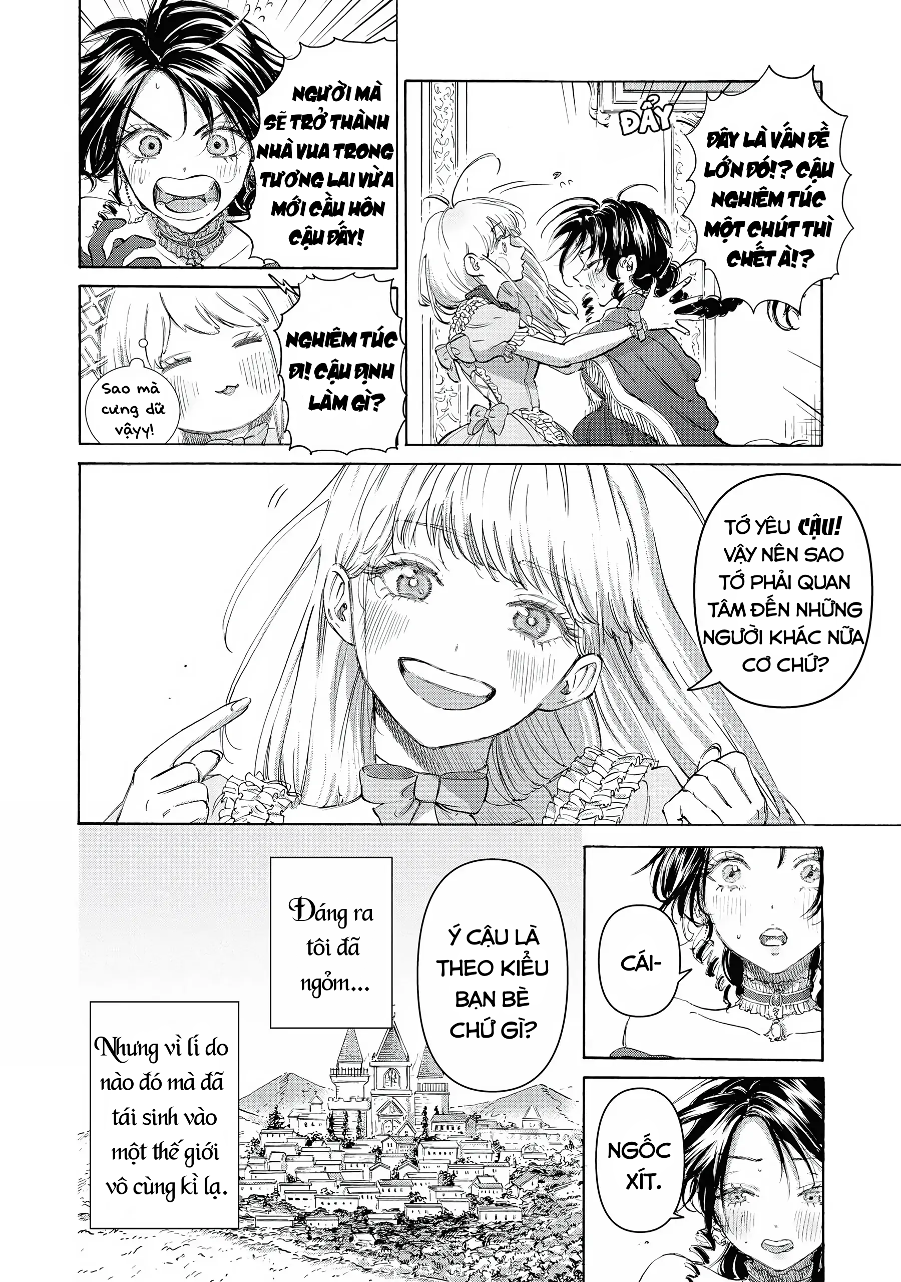 đọc truyện Không Đủ Trình Làm Công Chúa, Tôi Chọn Xách Váy Đưa Nhau Đi Trốn Với Nữ Phản Diện Luôn Cho Lẹ! Chương 1 ảnh 8 tại Thiên Thai Truyện