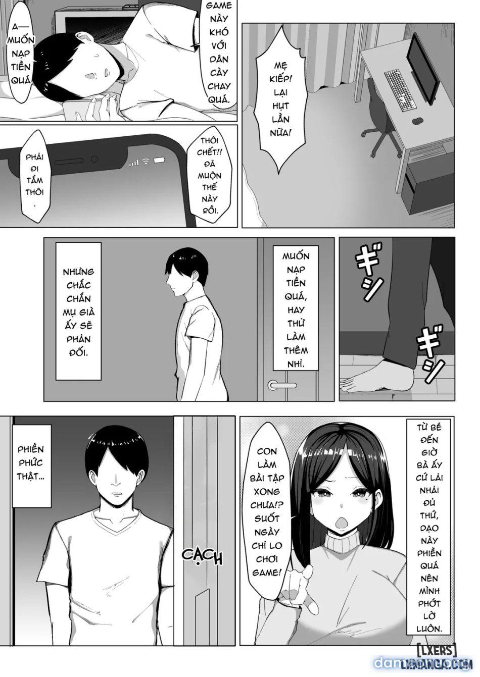 đọc truyện Không Làm Tình Với Mẹ Thì Sẽ Không Thoát Ra Được Khỏi Phòng Chương 1 ảnh 6 tại Thiên Thai Truyện