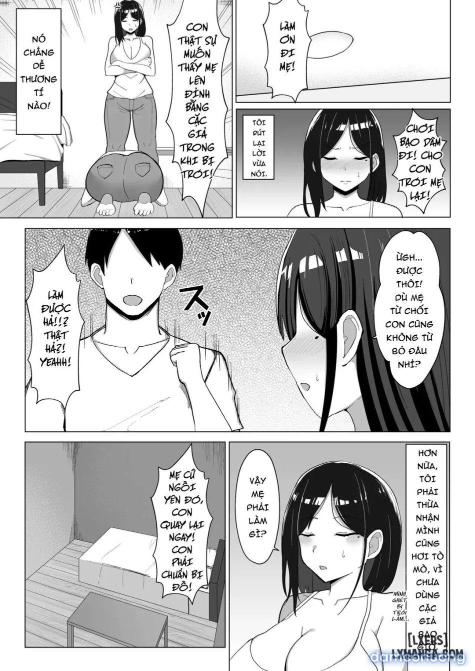 đọc truyện Không Làm Tình Với Mẹ Thì Sẽ Không Thoát Ra Được Khỏi Phòng Chương 2 ảnh 18 tại Thiên Thai Truyện