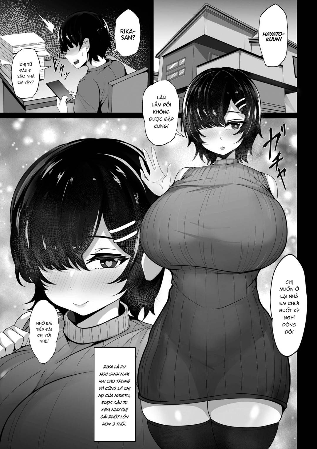 Không Muốn Chơi Với Chị Gái Vú Bự Sao? Oneshot page 8 - Giả Dược