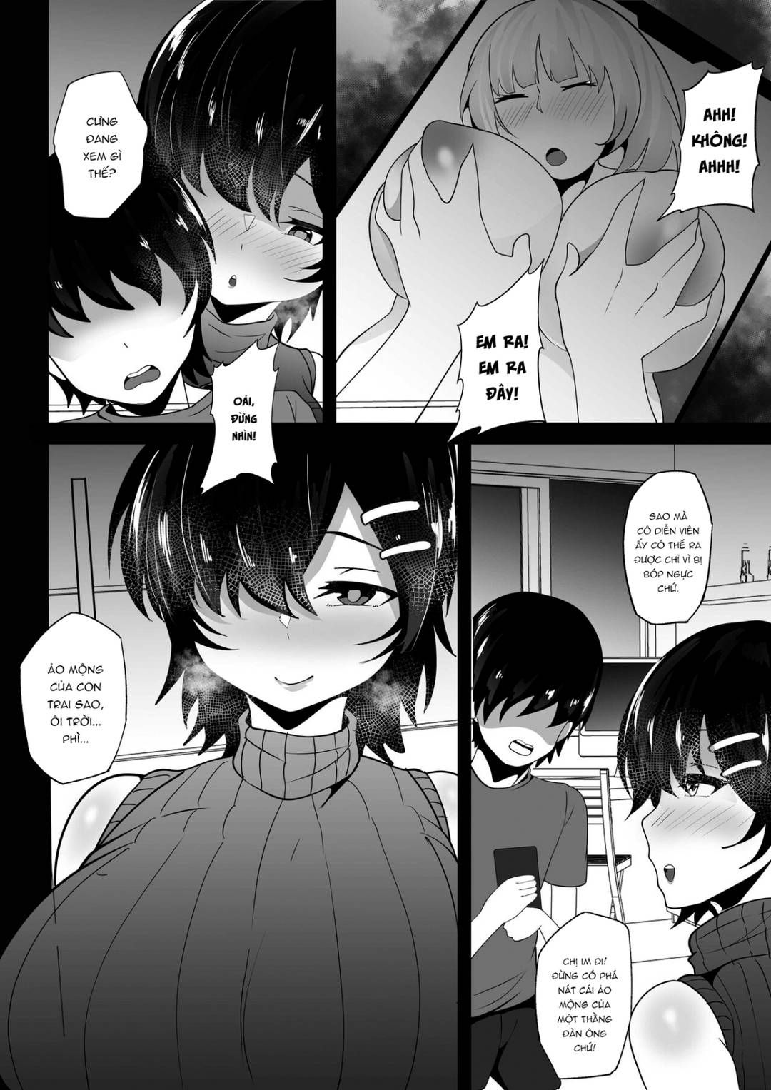 Không Muốn Chơi Với Chị Gái Vú Bự Sao? Oneshot page 9 - Giả Dược