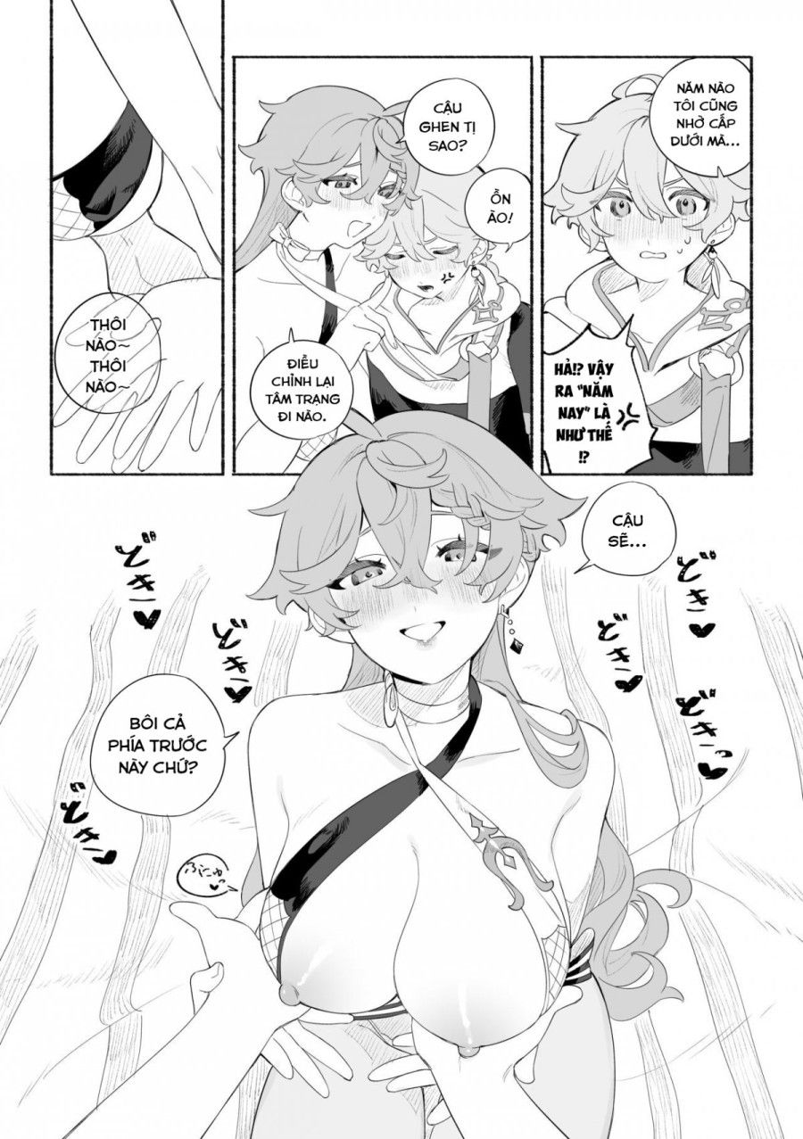 Kì Nghỉ Hè Ngọt Ngào. (genshin Impact) Oneshot page 14 - Giả Dược
