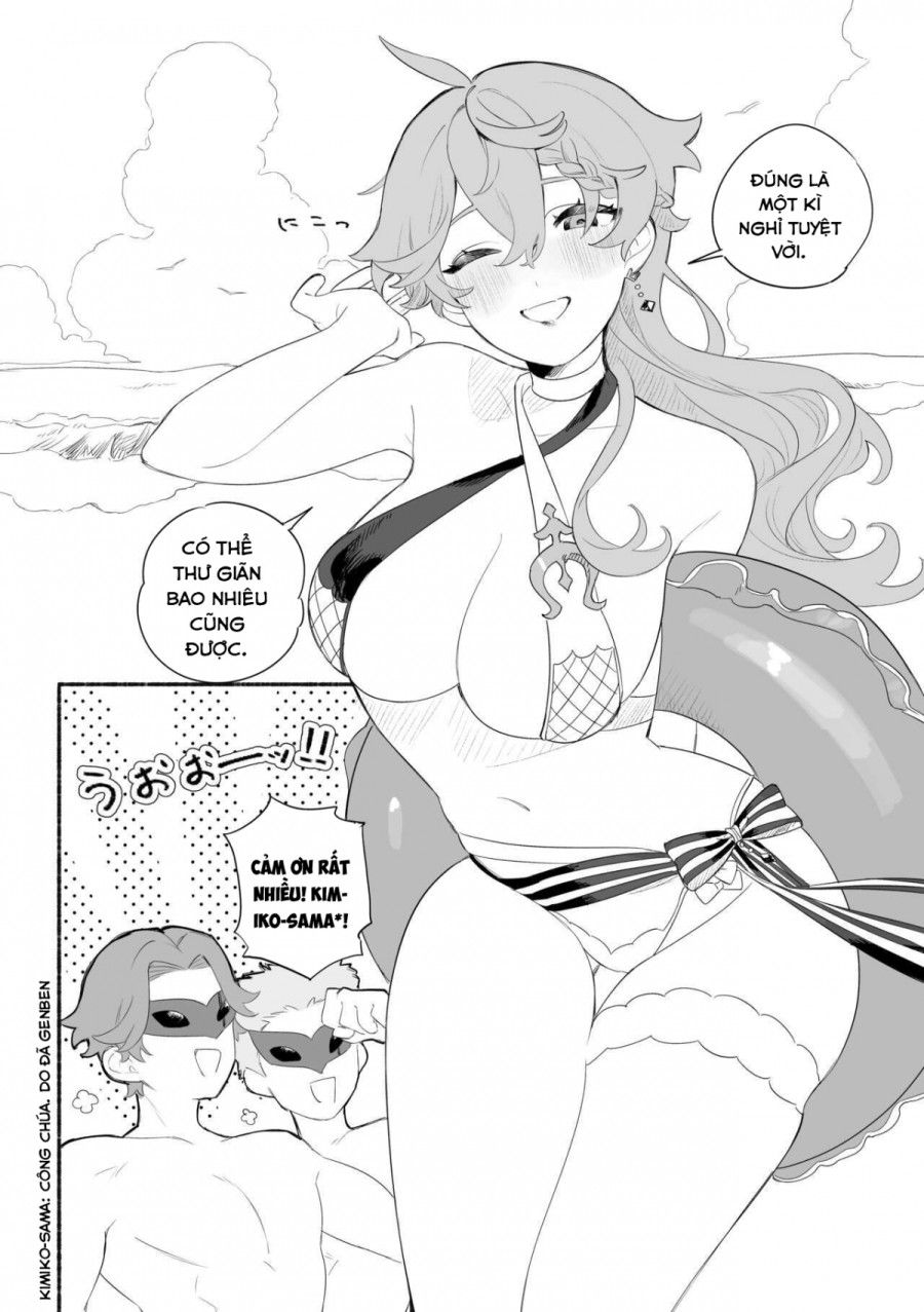 Kì Nghỉ Hè Ngọt Ngào. (genshin Impact) Oneshot page 6 - Giả Dược