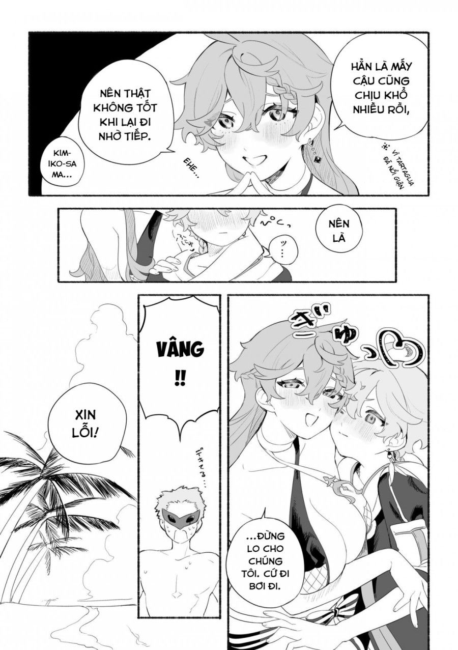 Kì Nghỉ Hè Ngọt Ngào. (genshin Impact) Oneshot page 8 - Giả Dược