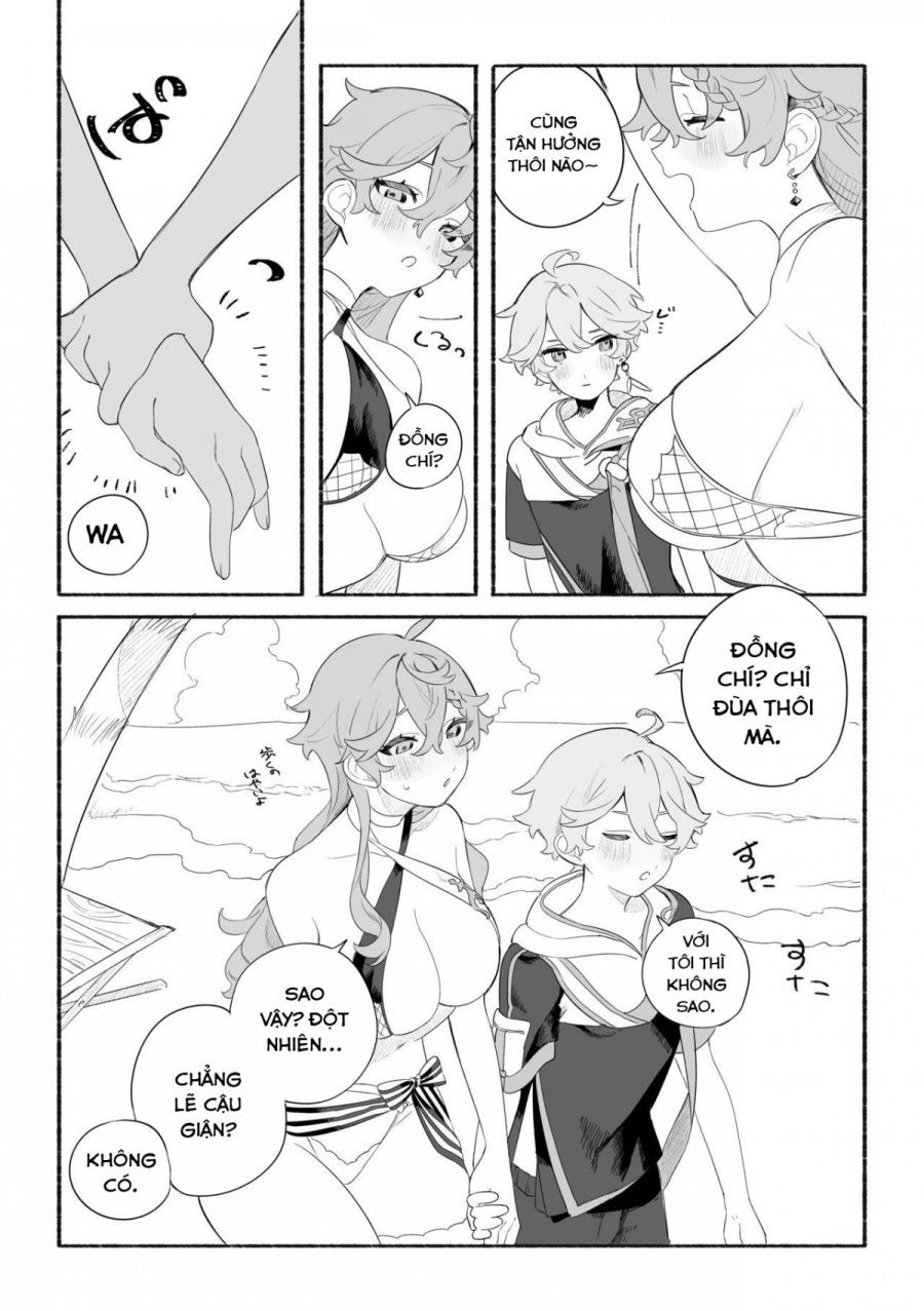 Kì Nghỉ Hè Ngọt Ngào. (genshin Impact) Oneshot page 9 - Giả Dược
