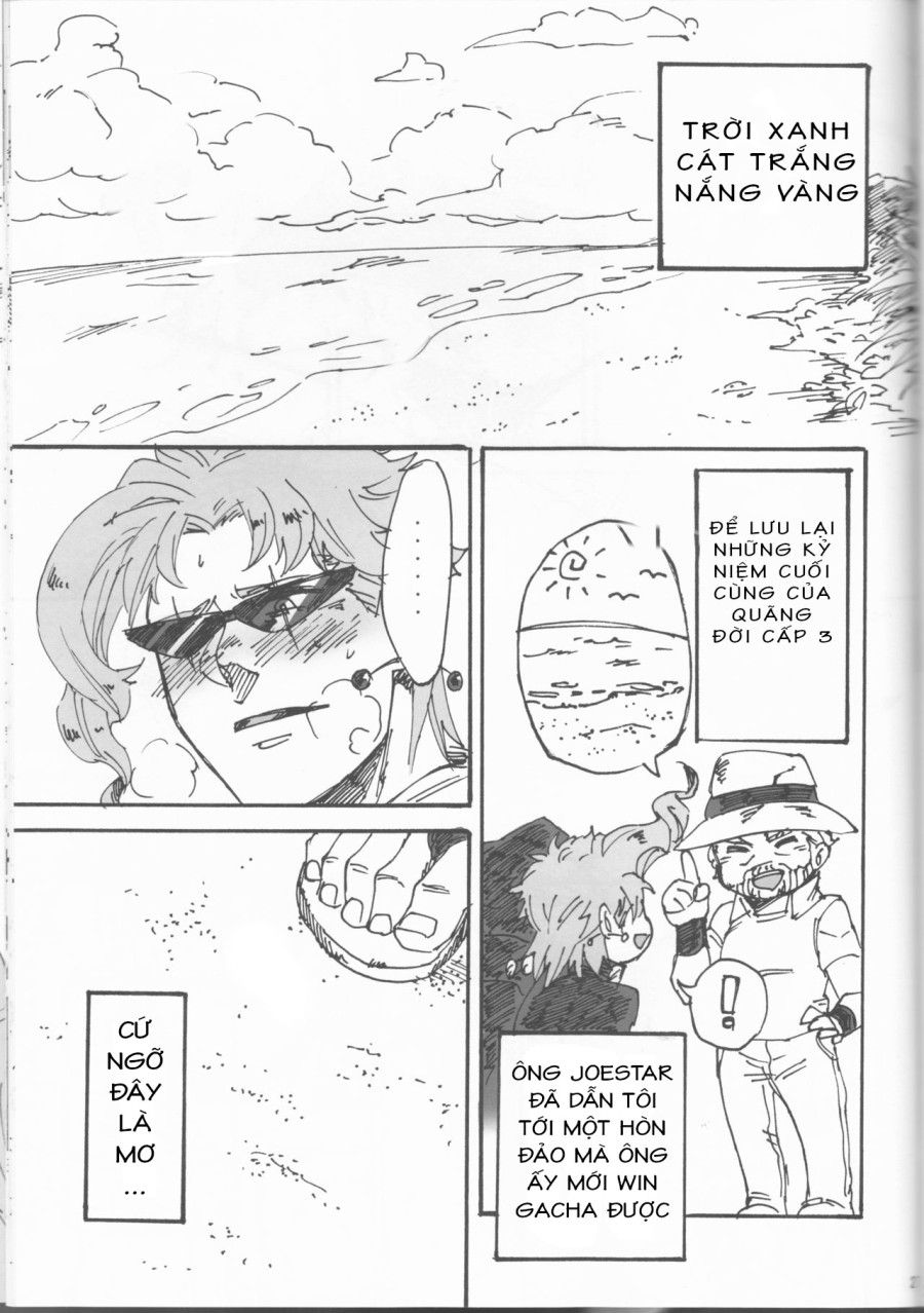 Kì Nghỉ Mát Riêng Tư Của Jotaro Oneshot page 28 - Giả Dược