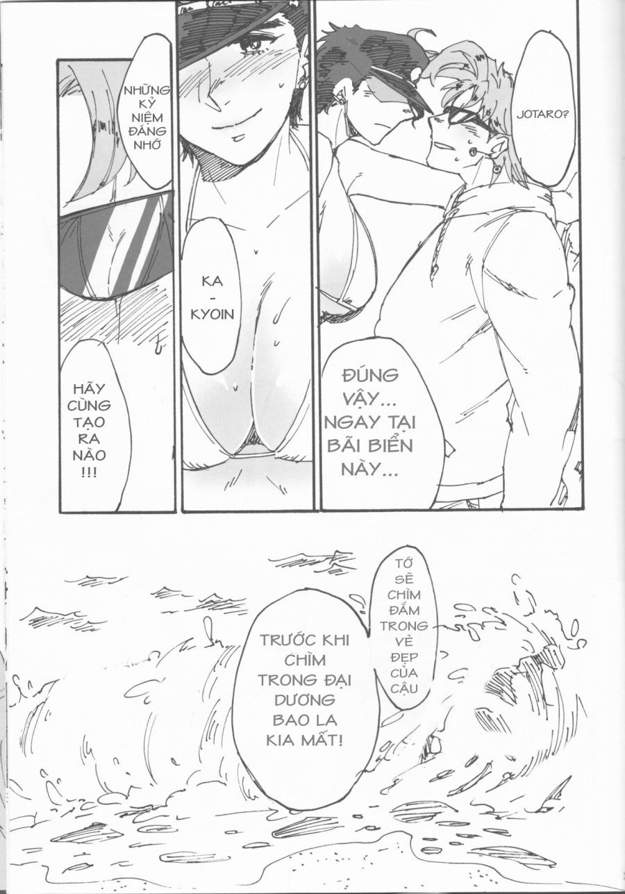 Kì Nghỉ Mát Riêng Tư Của Jotaro Oneshot page 34 - Giả Dược