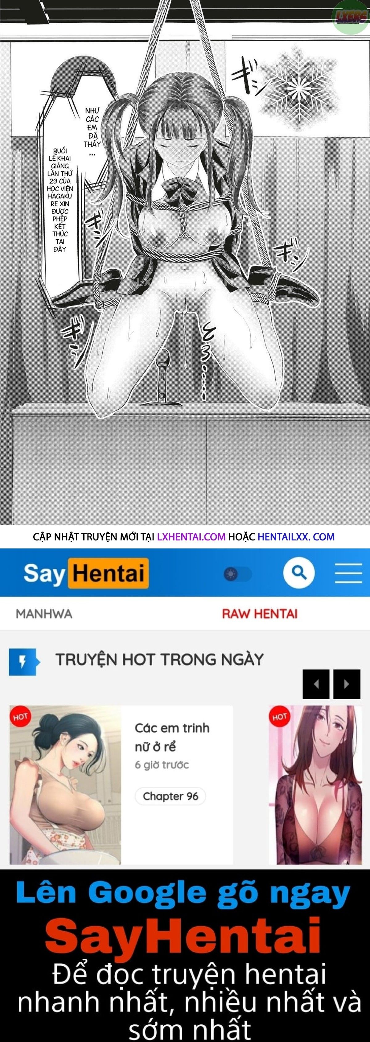 đọc truyện Kinbaku Seidorei Choukyou Gakuen Chương 1 ảnh 36 tại Thiên Thai Truyện