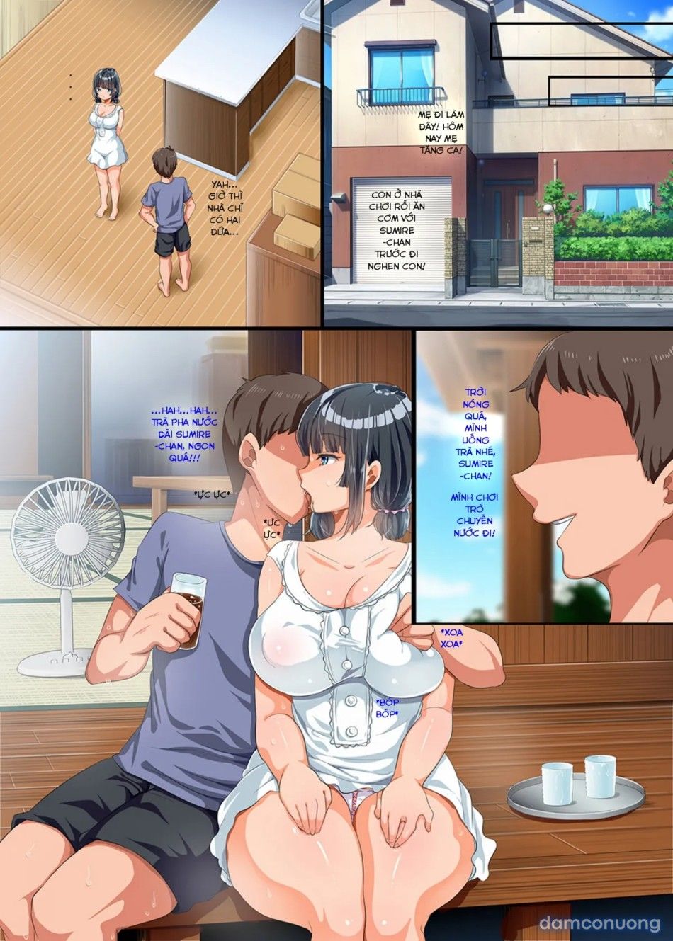 đọc truyện Kinjo Ni Hikkoshite Kita Muboubi Muteikou Kyonyuu Bishoujo Sumire-chan Ni Yaritai Houdai Na Natsu Chương 1 ảnh 14 tại Thiên Thai Truyện