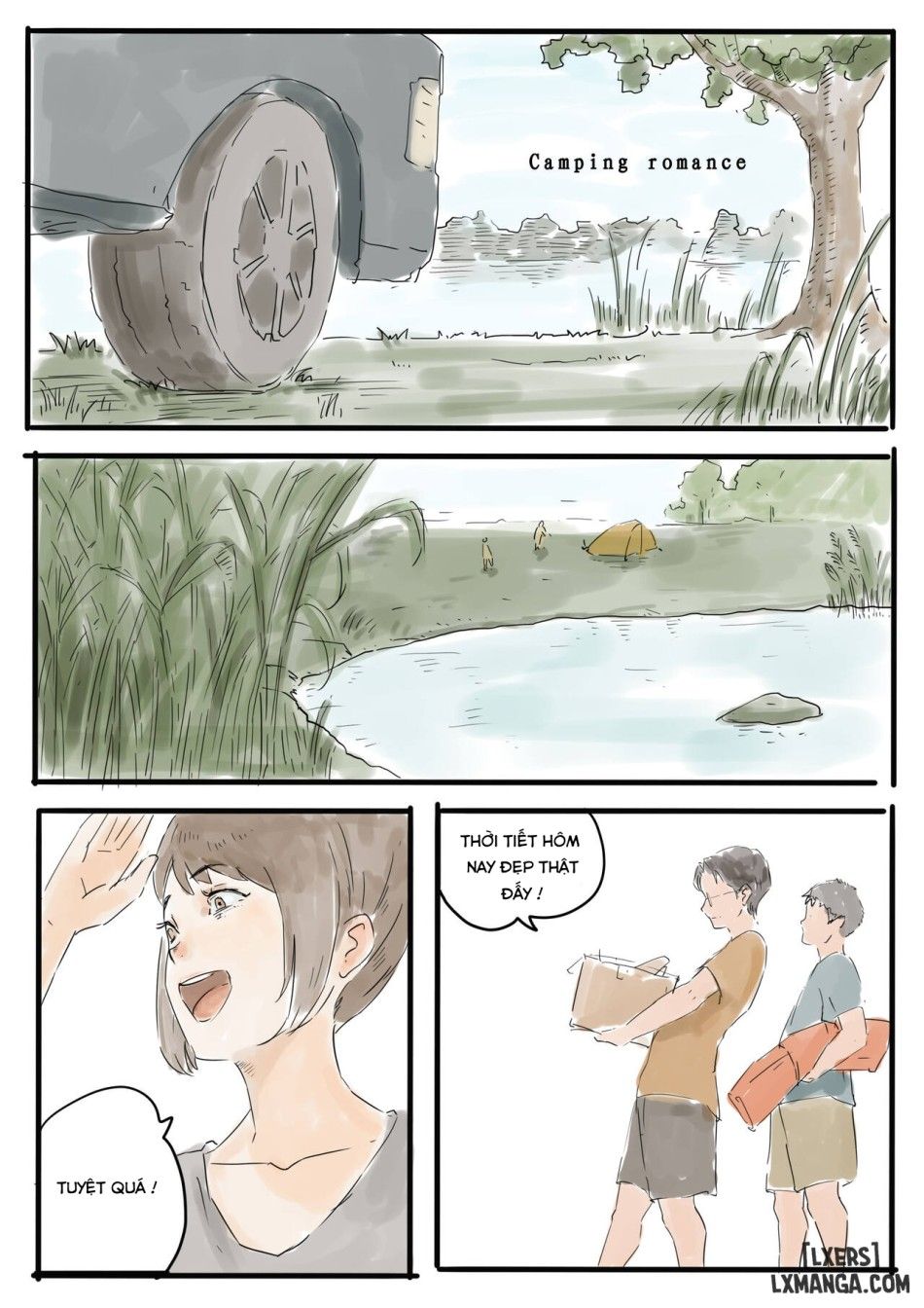 Kinki - Camping Romance- Truyện Màu Chương 1 page 1 - Giả Dược