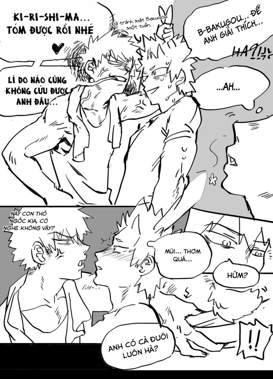 đọc truyện Kirishima Biến Thành Thỏ Rồi!!! Oneshot ảnh 3 tại Thiên Thai Truyện