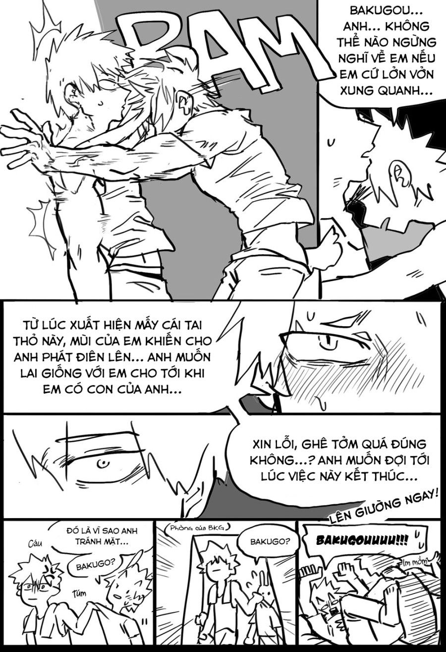 đọc truyện Kirishima Biến Thành Thỏ Rồi!!! Oneshot ảnh 4 tại Thiên Thai Truyện