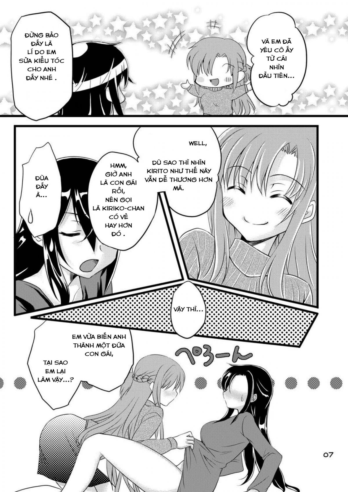 đọc truyện Kirito-chan To Asobou Oneshot ảnh 4 tại Giả Dược