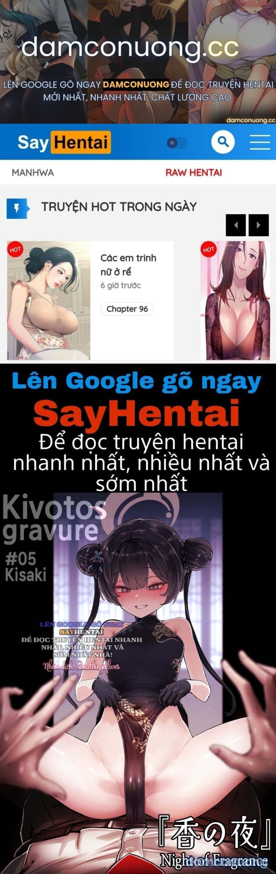 đọc truyện Kisaki “đêm Của Hương Thơm” _ Chương 1 ảnh 2 tại Thiên Thai Truyện