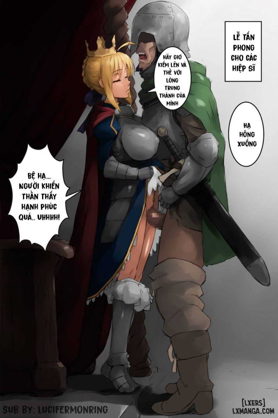 đọc truyện [koboshi No Niwa (koboshi)] Shuudan Haramashi Yuuhei Shussan Bakunyuu Fate Saber (arthur-ou) | The Huge Breasted King Arthur (fate/stay Night) Oneshot ảnh 3 tại Thiên Thai Truyện