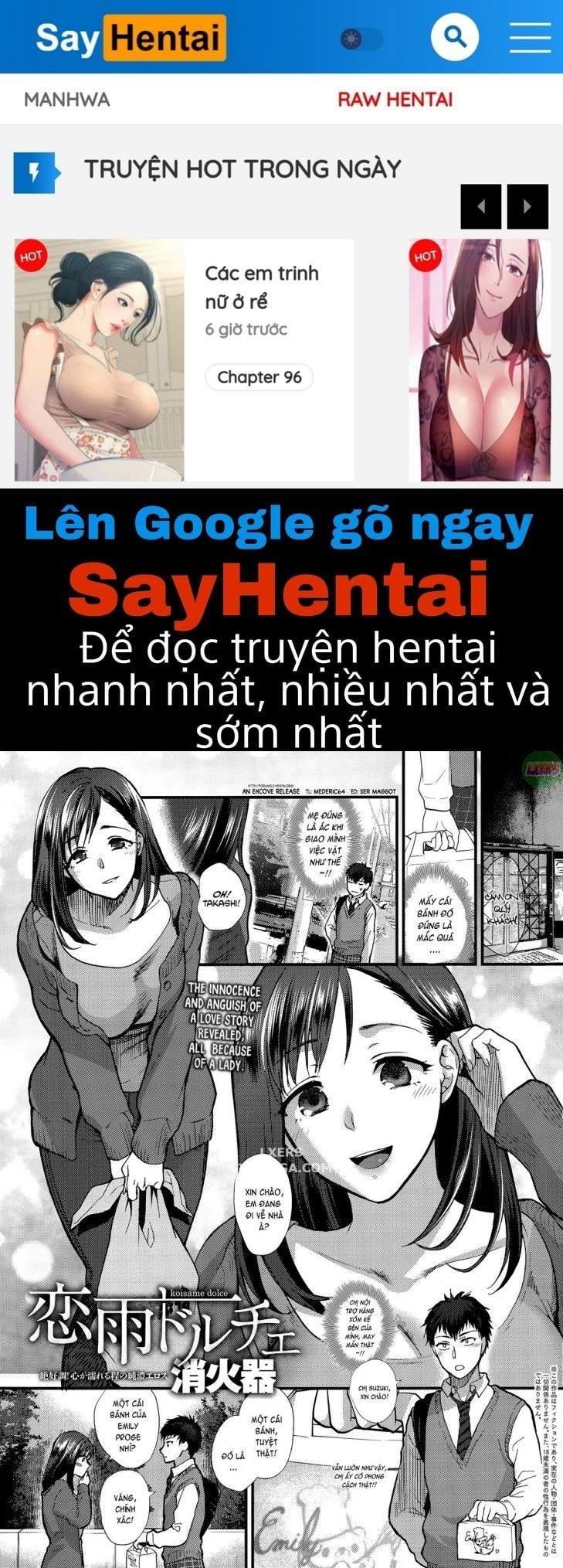 đọc truyện Koisame Dolce Oneshot ảnh 2 tại Thiên Thai Truyện