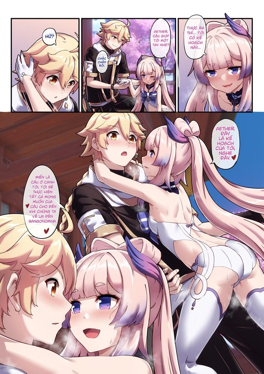 Kokomi Và Miko Cuộc Chiến Tình Yêu Oneshot page 11 - Giả Dược
