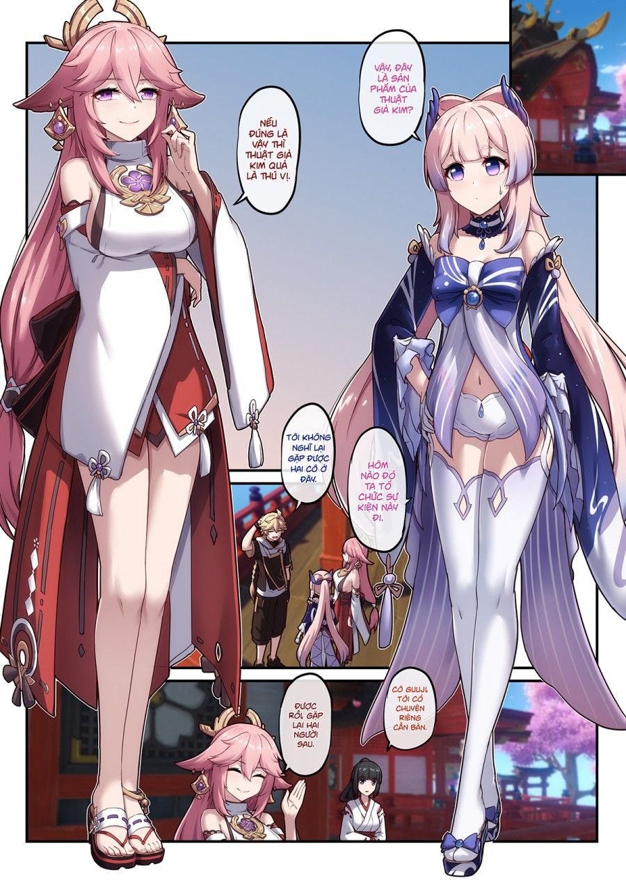 Kokomi Và Miko Cuộc Chiến Tình Yêu Oneshot page 3 - Giả Dược