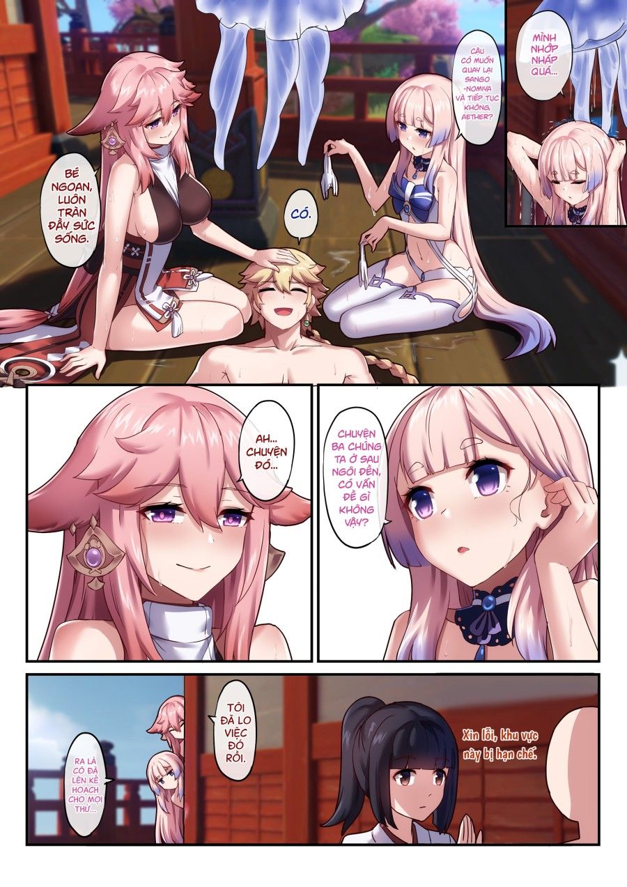Kokomi Và Miko Cuộc Chiến Tình Yêu Oneshot page 26 - Giả Dược