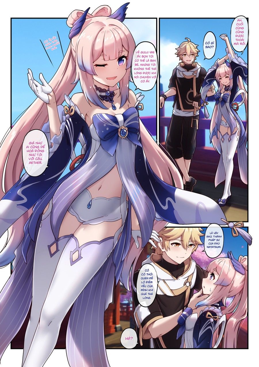 Kokomi Và Miko Cuộc Chiến Tình Yêu Oneshot page 4 - Giả Dược