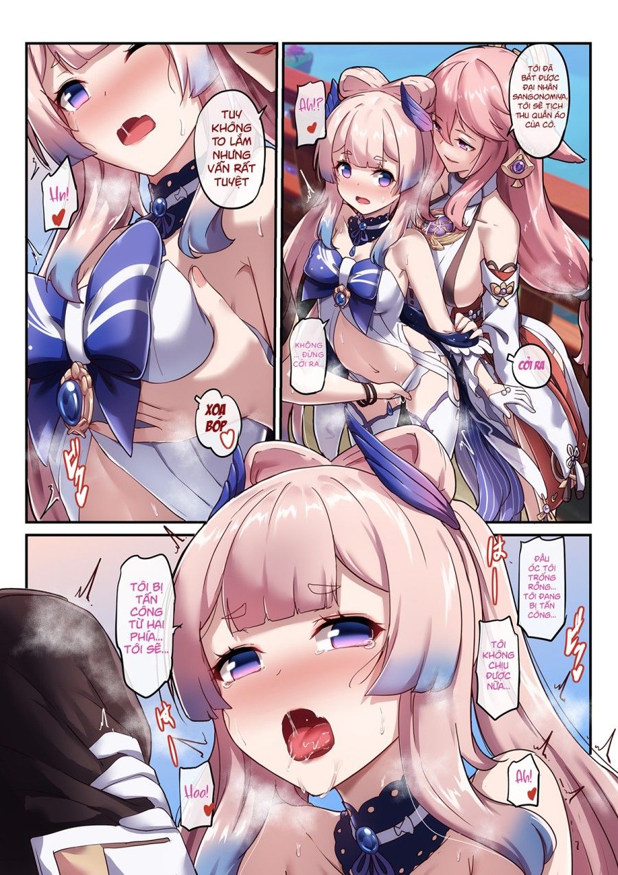 Kokomi Và Miko Cuộc Chiến Tình Yêu Oneshot page 9 - Giả Dược