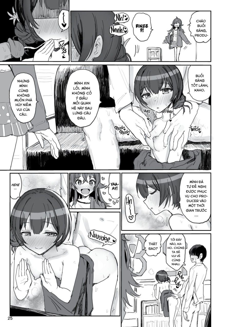 Komiya Kaho Vs Producer Super Namahame Koubi Daikessen! (the Idolm@ster: Shiny Colors) Oneshot page 25 - Giả Dược