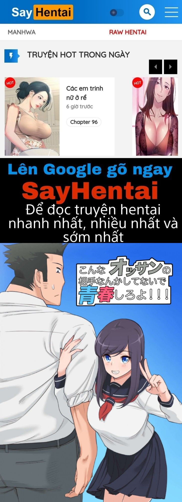 đọc truyện Konna Ossan No Aite Nanka Shitenaide Seishun Shiro Yo Oneshot ảnh 1 tại Giả Dược