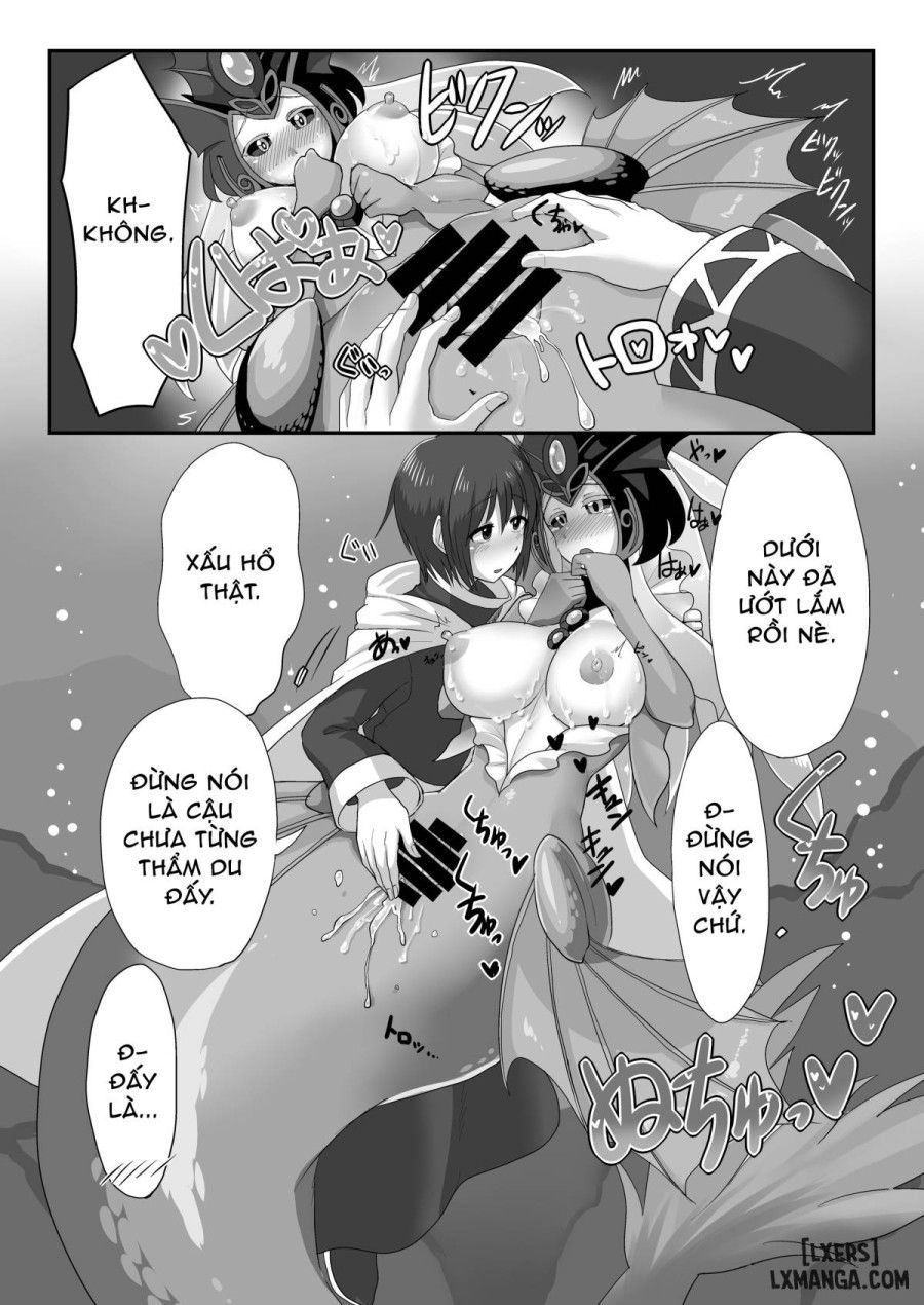 Konpeki To Shiroawa Oneshot page 15 - Giả Dược