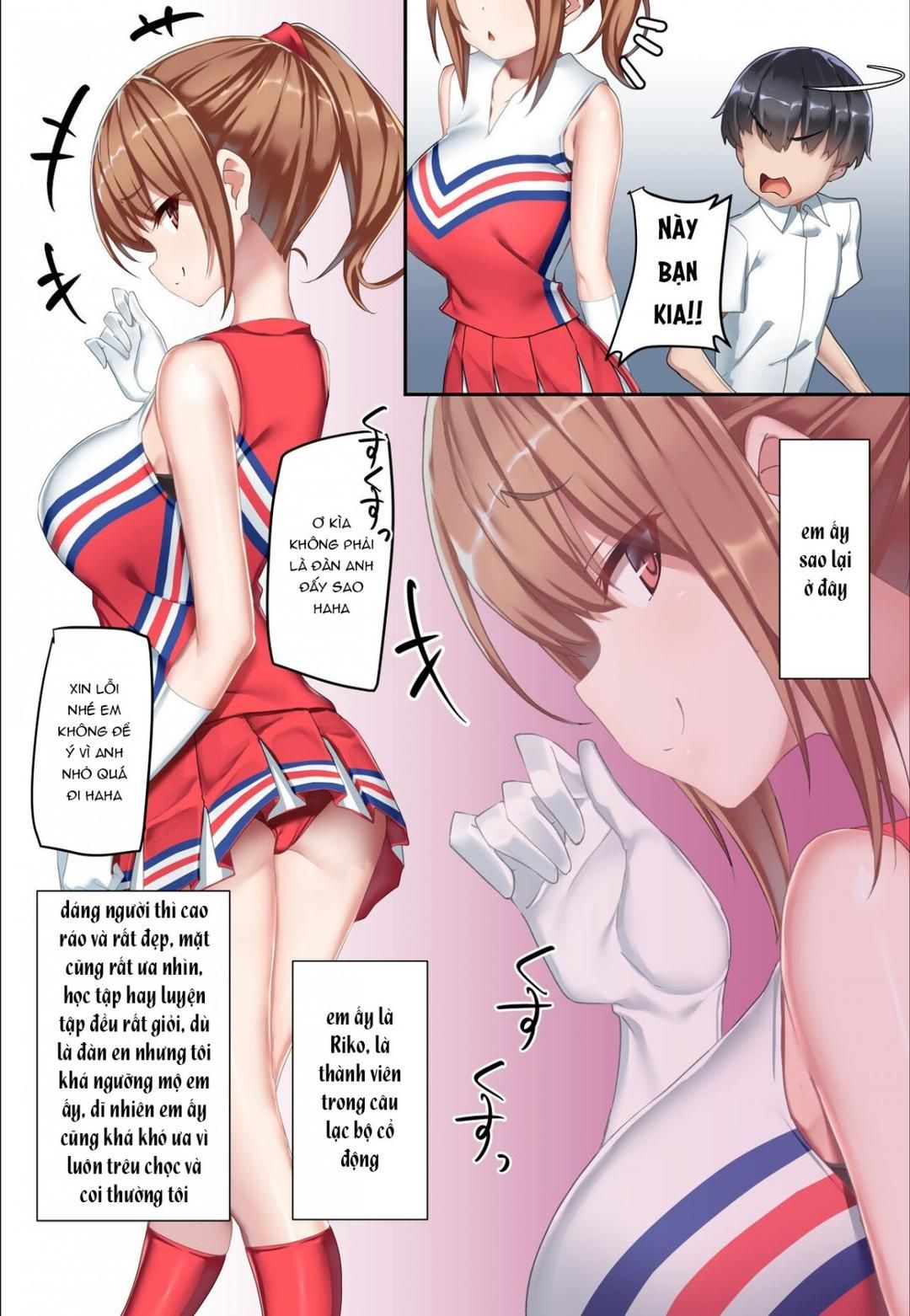 đọc truyện Kouhai Do-s Cheerleader Ni Do-m Choukyou Sareta Otoko No Hanashi Oneshot ảnh 8 tại Thiên Thai Truyện