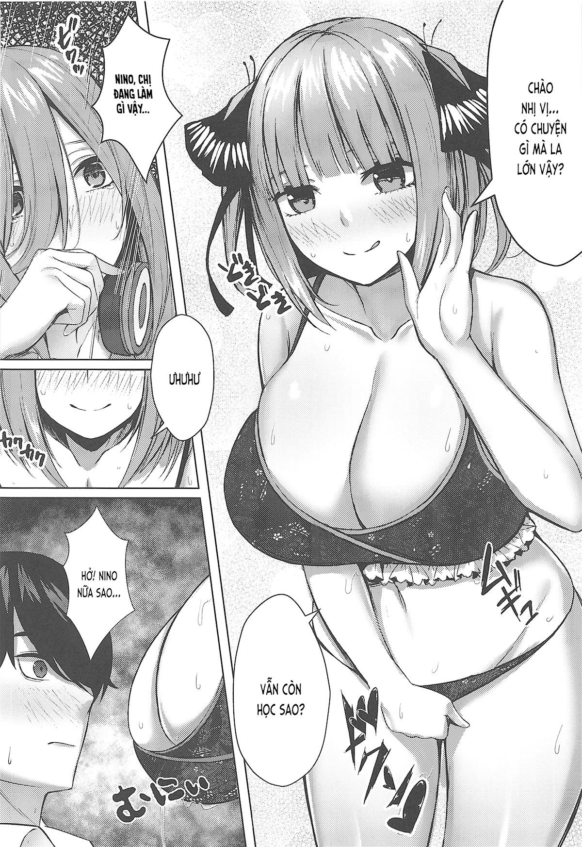 đọc truyện Kouhei Ni Ikou Ze!! - 2toubun No Sex With Milk Oneshot ảnh 9 tại Giả Dược