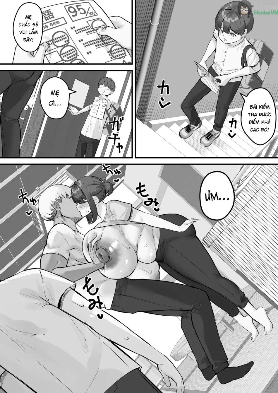 (kuchi Ve) Chara Otoko Ni Netorareru Tare Deka Onba San 1 Oneshot page 14 - Giả Dược