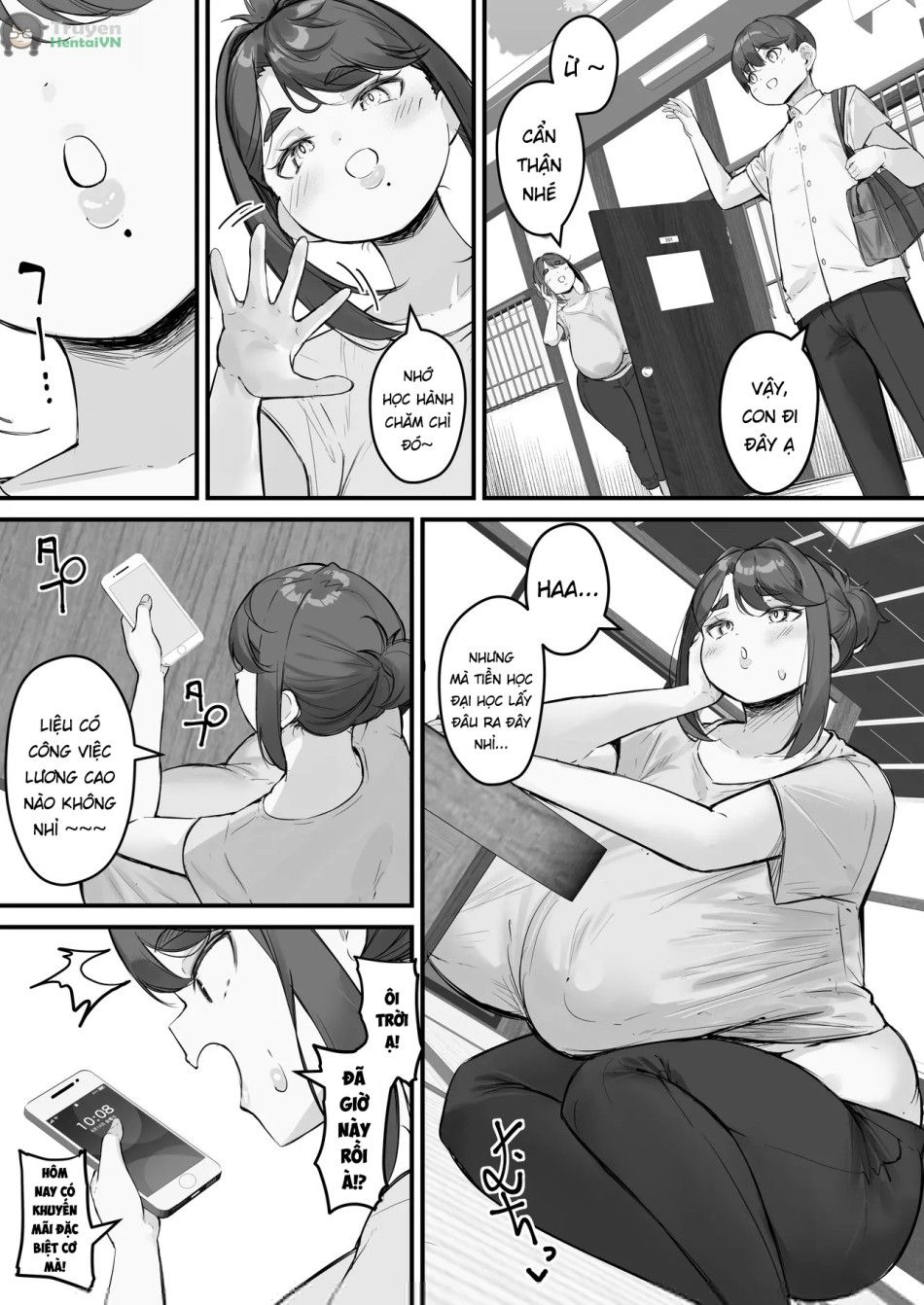 (kuchi Ve) Chara Otoko Ni Netorareru Tare Deka Onba San 1 Oneshot page 7 - Giả Dược