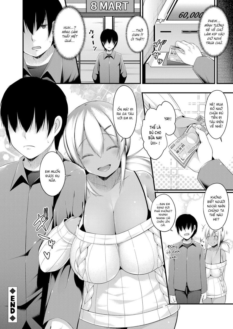 Kuro Gyaru Jk Na Imouto To Tamokuteki Toile De Papakatsu Shite Shimatta Hanashi Oneshot page 26 - Giả Dược