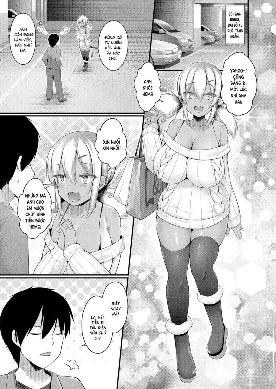 Kuro Gyaru Jk Na Imouto To Tamokuteki Toile De Papakatsu Shite Shimatta Hanashi Oneshot page 5 - Giả Dược