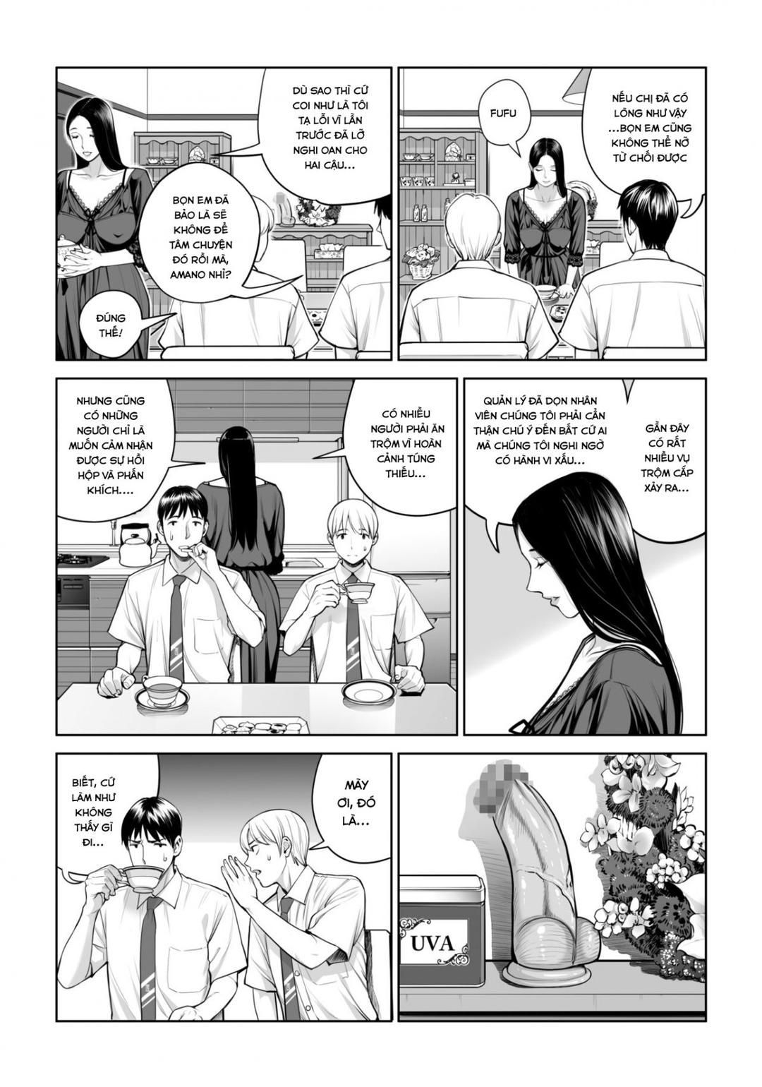 Kurokami Onna No Fudeoroshi ~himitsu No Heya De Nakadashi Sasete Ageru Wa Oneshot page 23 - Giả Dược