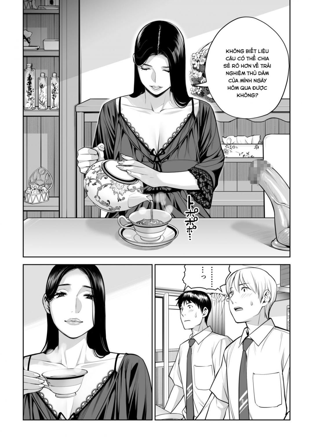 Kurokami Onna No Fudeoroshi ~himitsu No Heya De Nakadashi Sasete Ageru Wa Oneshot page 27 - Giả Dược