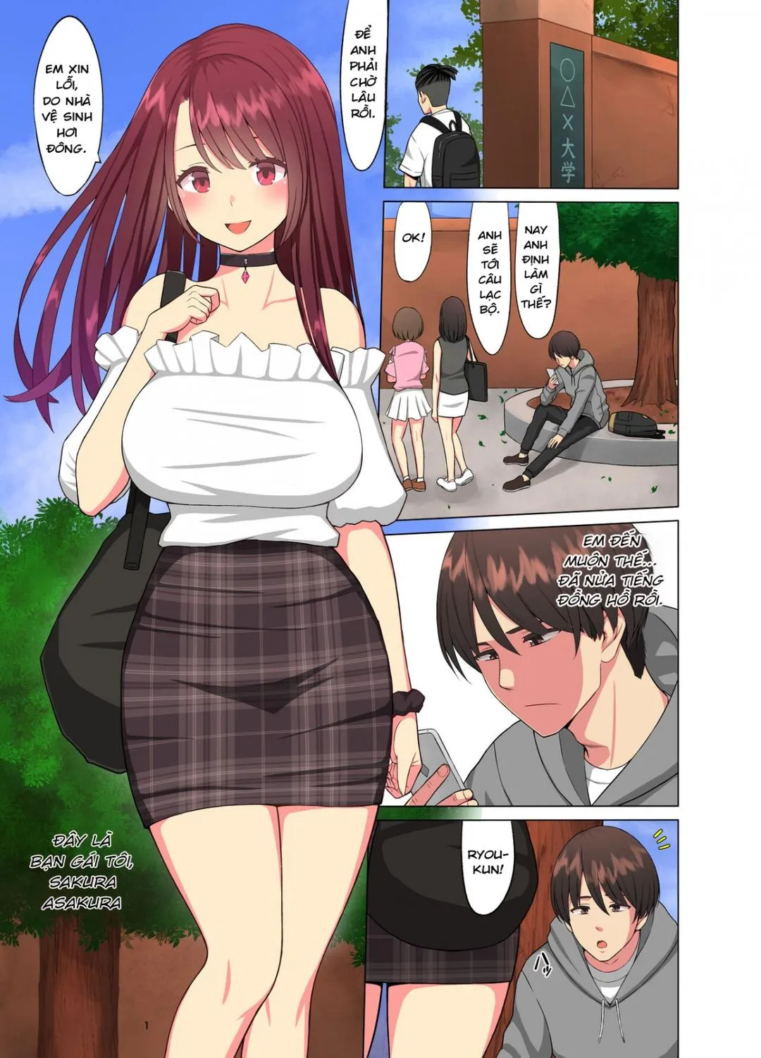 Kurui Tsuma~Komochi Joshidaisei Hitozuma ni Shinobiyoru Kuroi Kyokon - Oneshot