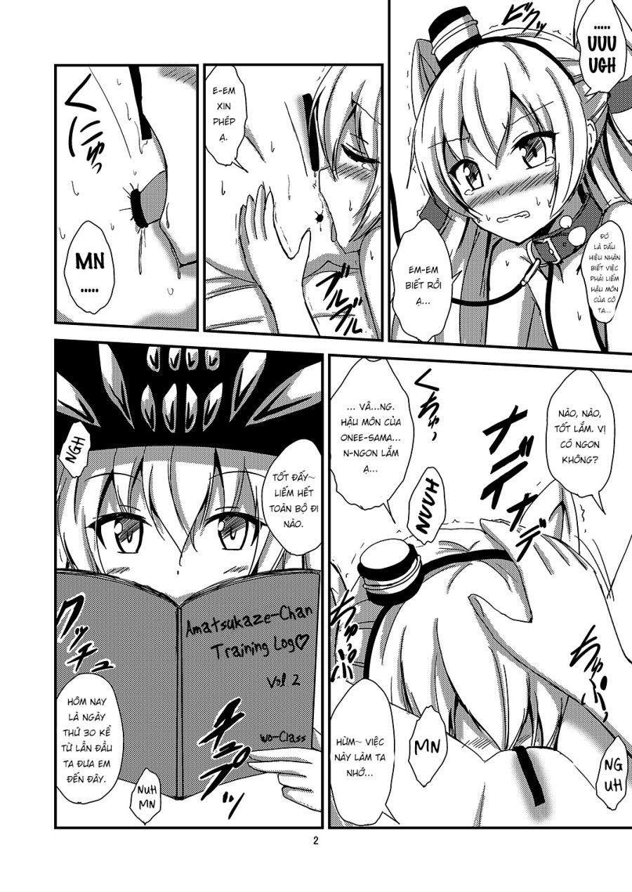 Kuubo Wo-kyuu-chan No Amatsukaze Yuri Dorei Choukyou Oneshot page 3 - Giả Dược