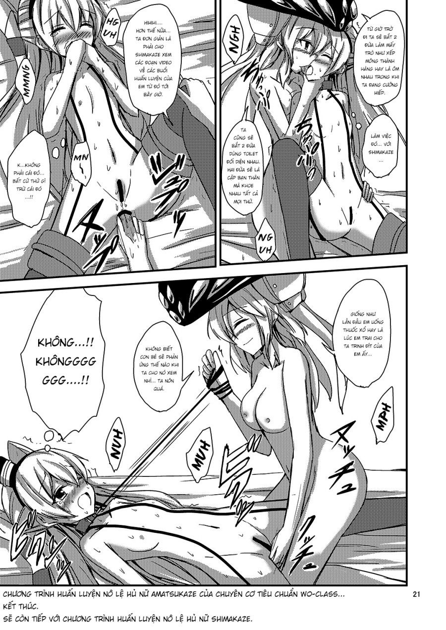 Kuubo Wo-kyuu-chan No Amatsukaze Yuri Dorei Choukyou Oneshot page 22 - Giả Dược