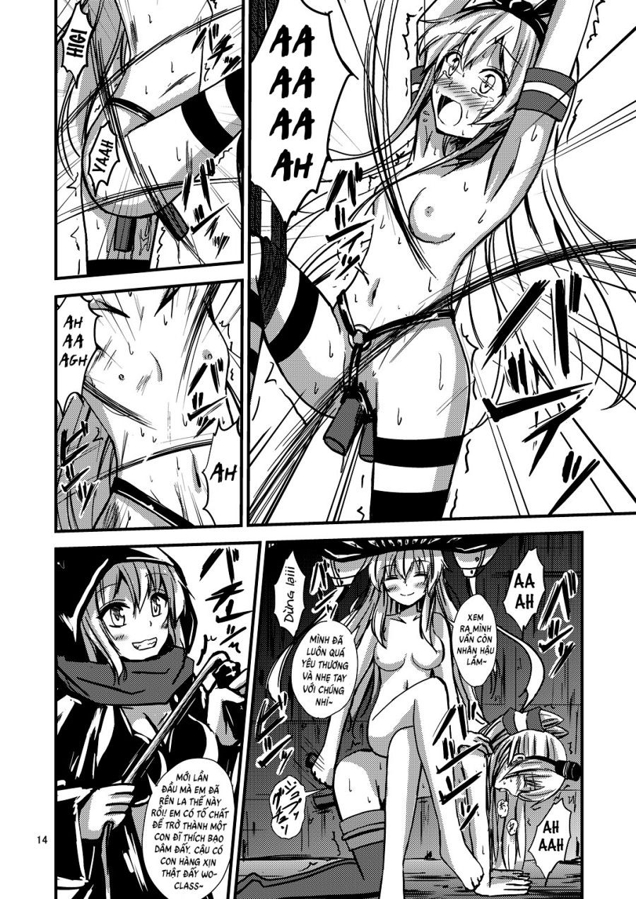 Kuubo Wo-kyuu-chan No Shimakaze Yuri Dorei Choukyou~senkan Re-kyuu No Shucchou Sm Choukyou Hen~ Oneshot page 17 - Giả Dược