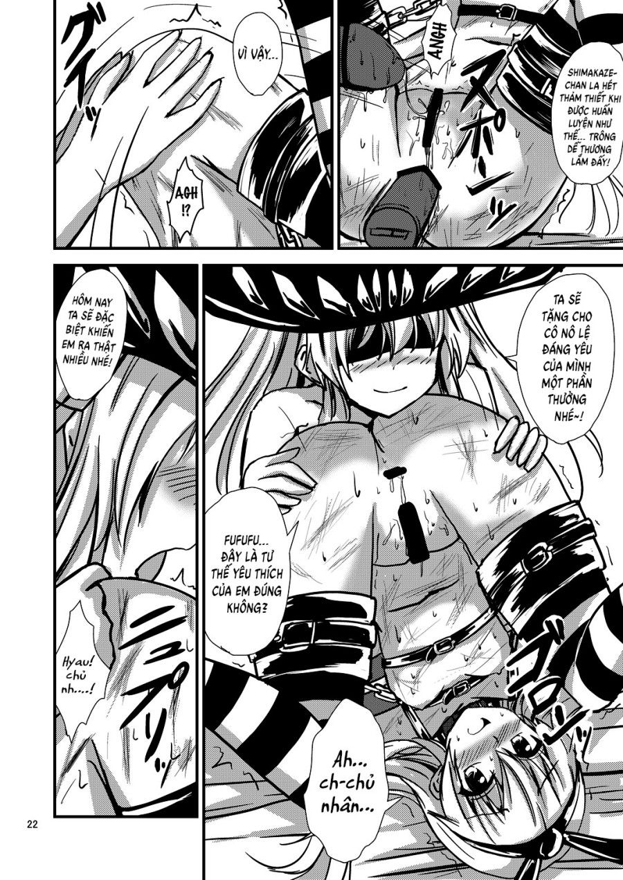Kuubo Wo-kyuu-chan No Shimakaze Yuri Dorei Choukyou~senkan Re-kyuu No Shucchou Sm Choukyou Hen~ Oneshot page 25 - Giả Dược