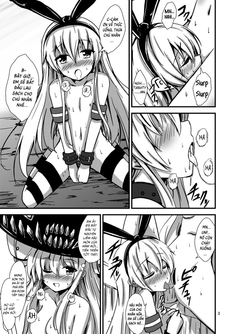 Kuubo Wo-kyuu-chan No Shimakaze Yuri Dorei Choukyou~senkan Re-kyuu No Shucchou Sm Choukyou Hen~ Oneshot page 6 - Giả Dược
