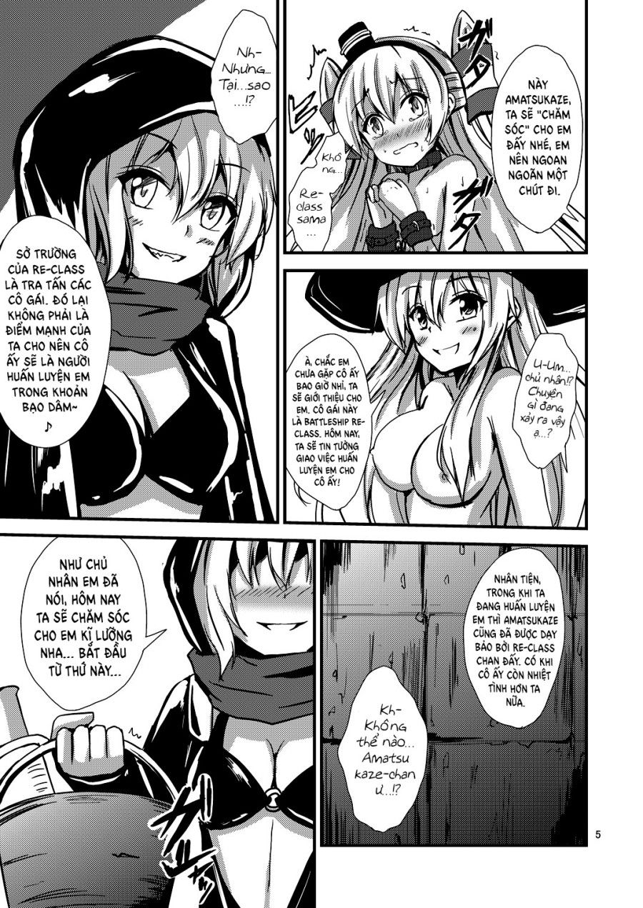 Kuubo Wo-kyuu-chan No Shimakaze Yuri Dorei Choukyou~senkan Re-kyuu No Shucchou Sm Choukyou Hen~ Oneshot page 8 - Giả Dược