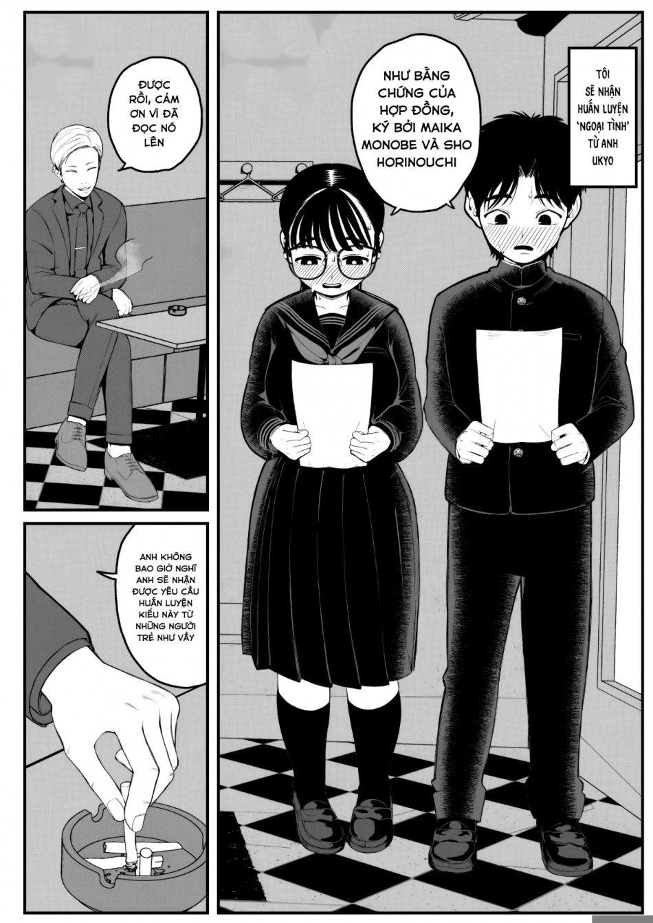 Kỳ Nghỉ Đông Của Tôi, Bạn Gái Và Chồng Tôi Chương 0 page 3 - Giả Dược