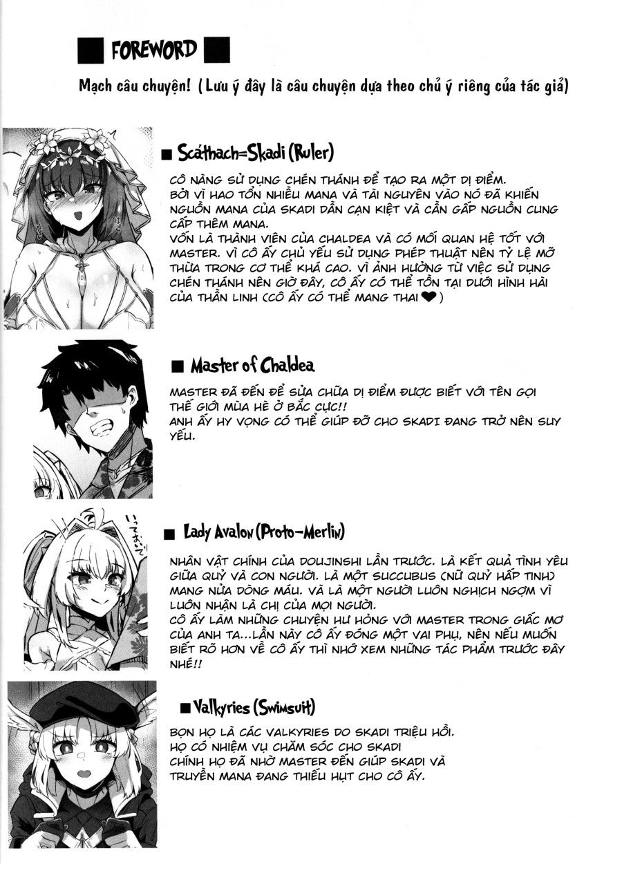 Kỳ Nghỉ Hè Của Chaldea. Kết Hôn Và Trở Thành Cô Dâu Chính Oneshot page 4 - Giả Dược