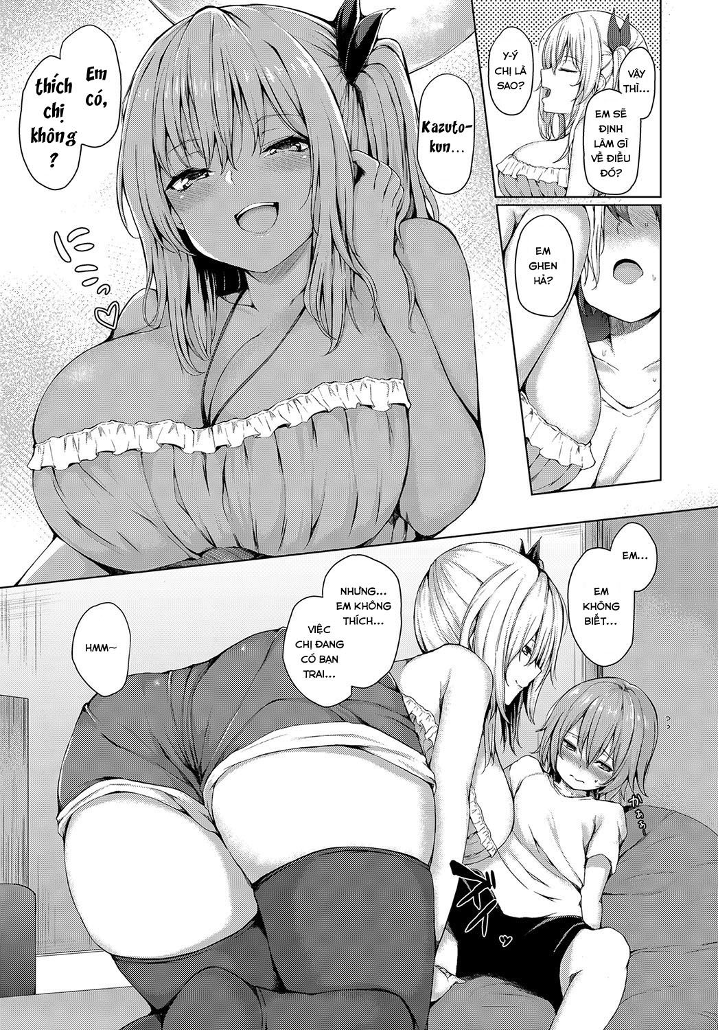 Kỳ Nghỉ Hè Của Tôi Cùng Chị Gái Oneshot page 7 - Giả Dược