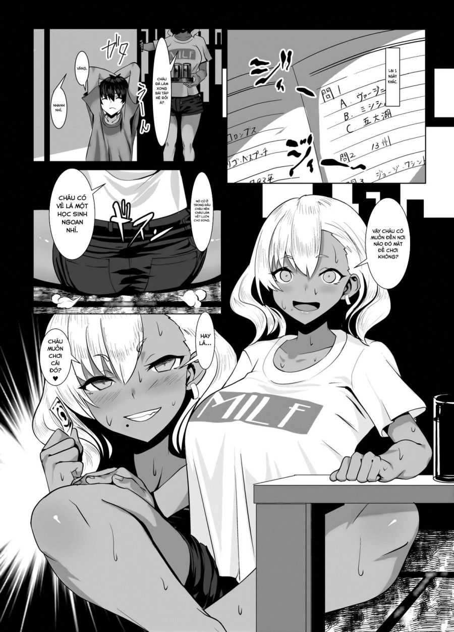 Kỳ Nghỉ Hè Cùng Với Bà Cô Gal Đã Lập Gia Đình Oneshot page 16 - Giả Dược