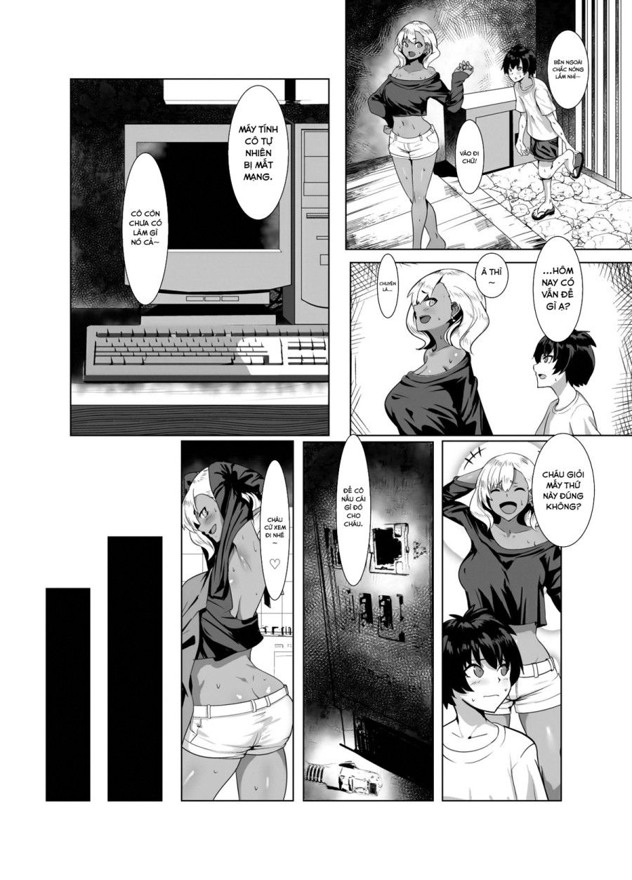 Kỳ Nghỉ Hè Cùng Với Bà Cô Gal Đã Lập Gia Đình Oneshot page 4 - Giả Dược
