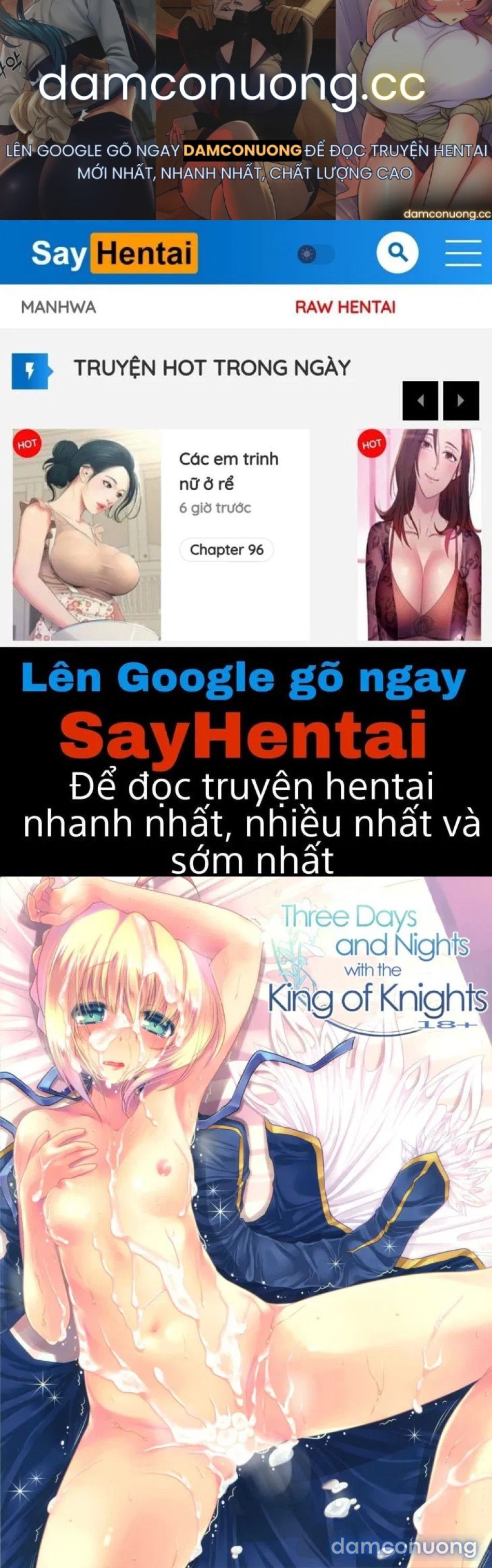 đọc truyện Kỵ Sĩ Vương Ba Ngày Ba Đêm Cuồng Si Chương 1 ảnh 2 tại Thiên Thai Truyện