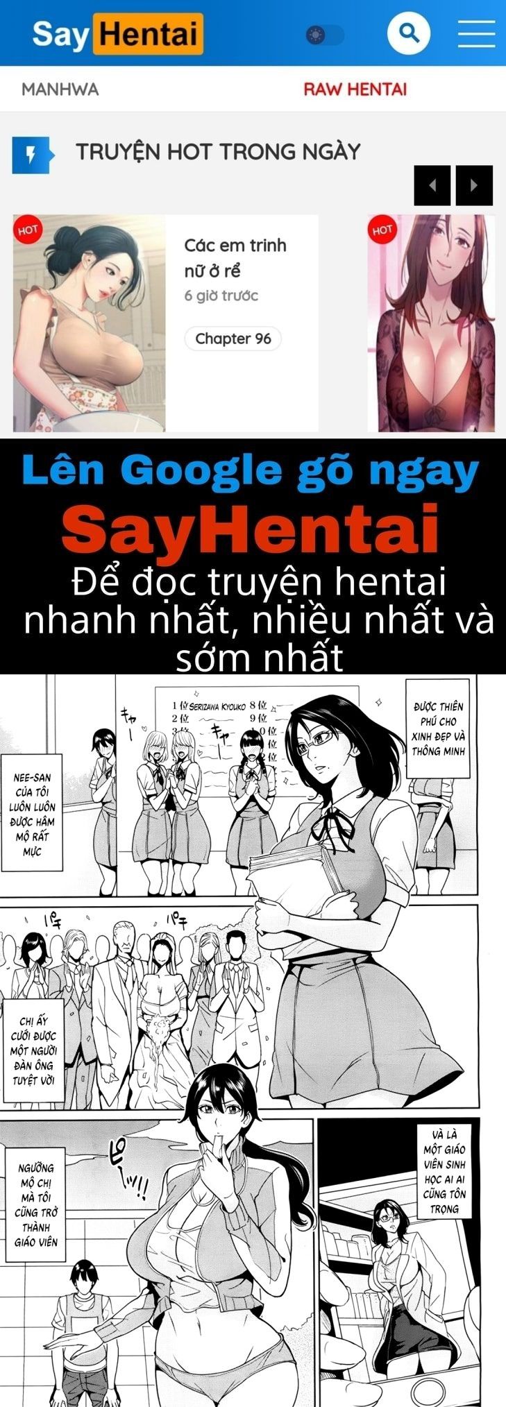 đọc truyện Kyouko-sensei And My Secret Chương 3 ảnh 1 tại Thiên Thai Truyện